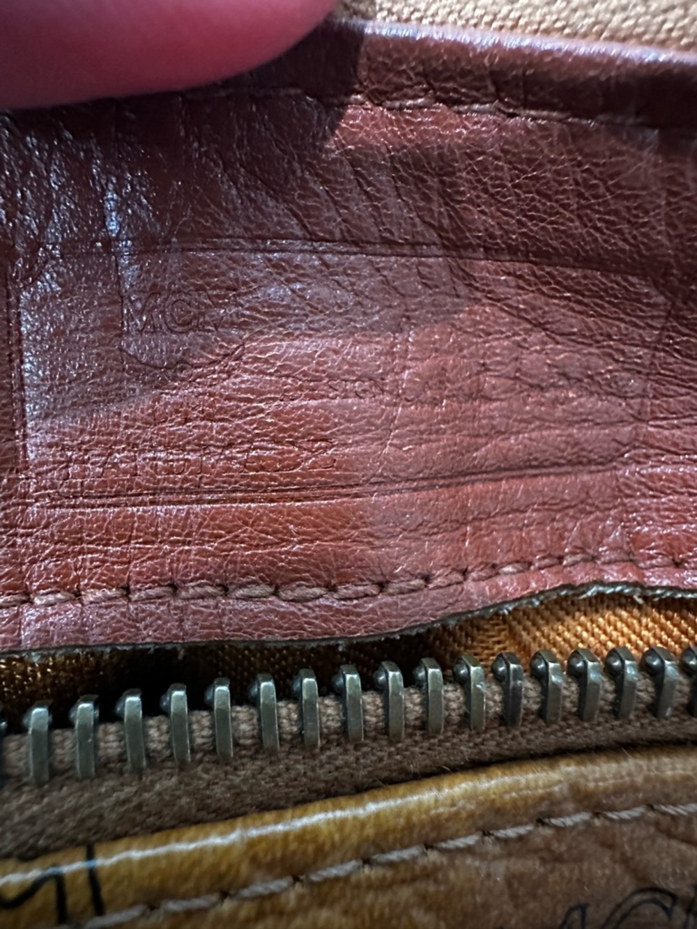 Vintage MCM München Boston Bag Cognac Visetos Satchel German Era Top Handle - Picture 14 of 14